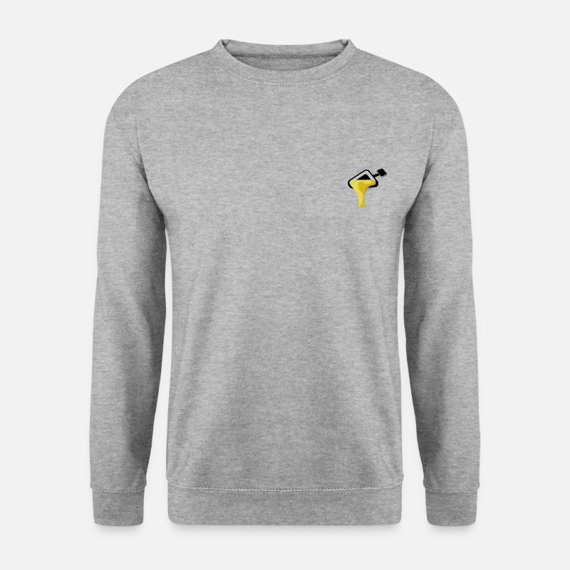 Raclette with melted cheese - Unisex Sweatshirt - salt & pepper