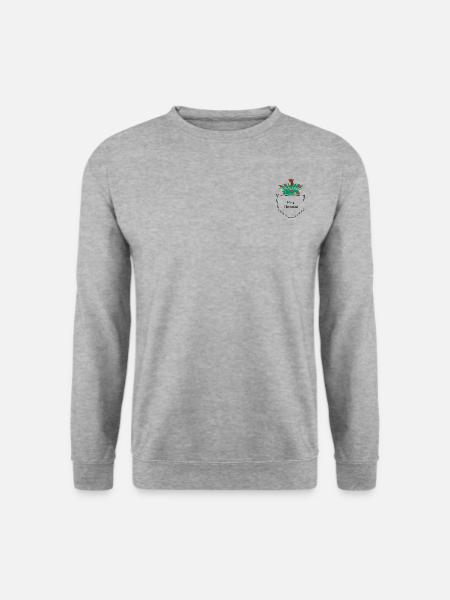 Merry Christmas 2 - Unisex Pullover - Weißgrau meliert