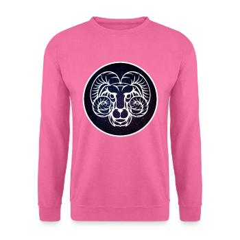 Aries zodiac sign - Unisex Pullover - Pink - Vorne
