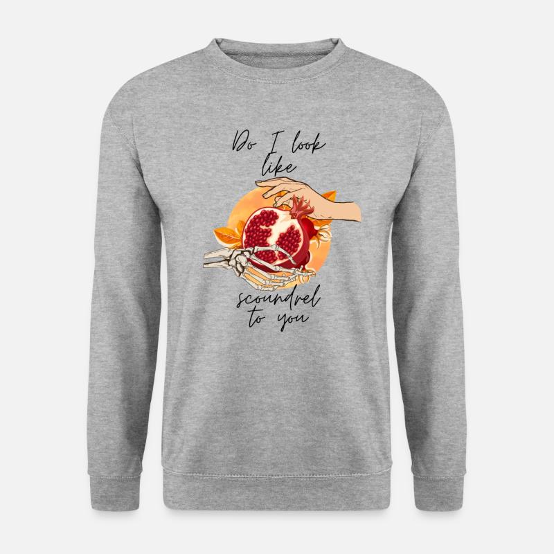 Hades and Persephone - Unisex Pullover - Weißgrau meliert