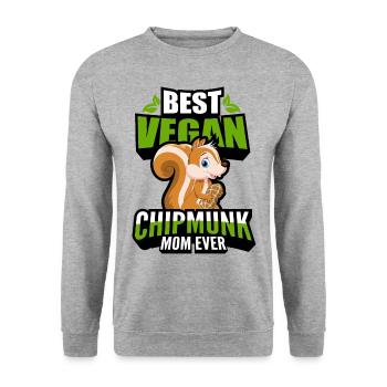 Chipmunk - Unisex Sweatshirt - salt & pepper - Front - Alina (178cm) & Michal (187cm)