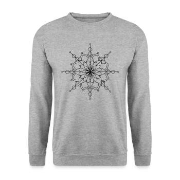 Symbole fantastique - Sweat-shirt Unisexe - gris chiné - Devant - Alina (178cm) & Michal (187cm)