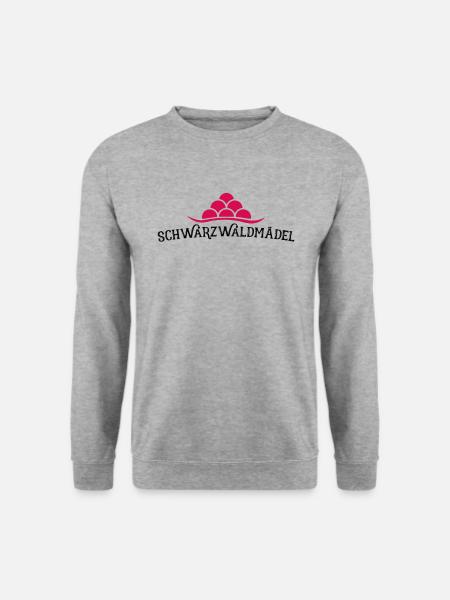 Schwarzwaldmädel - Schwarzwald - Frau - Schwarzwal - Unisex Pullover - Weißgrau meliert