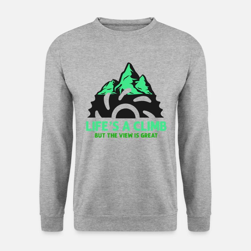 Unbenanntes Projekt 47 - Unisex Pullover - Weißgrau meliert