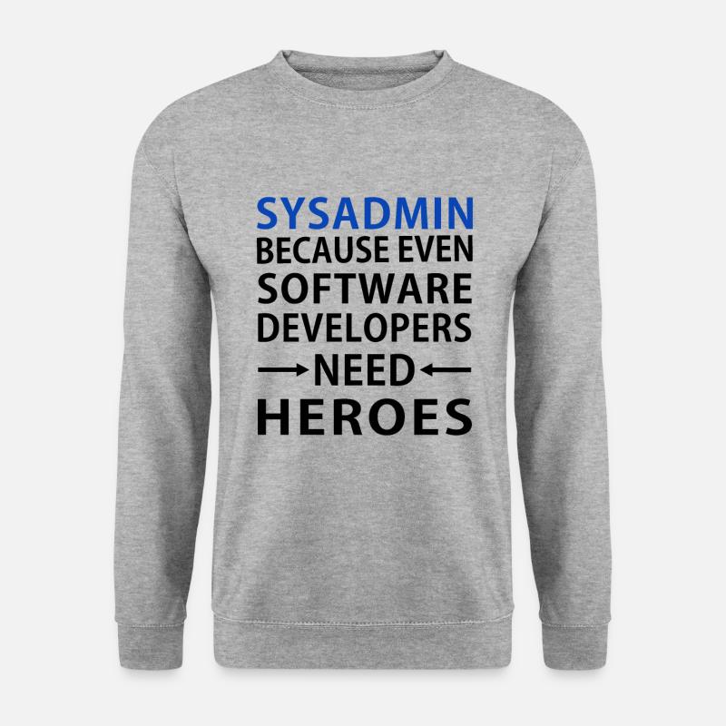Sysadmin - Administrateur système - Sweat-shirt Unisexe - gris chiné