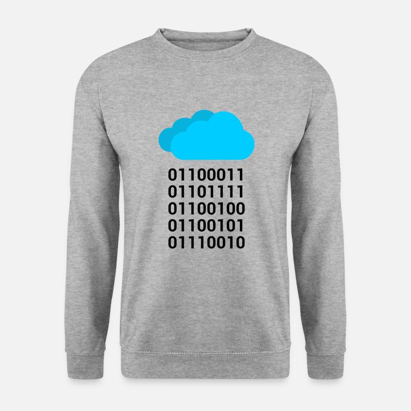 Informatik Geschenk - Unisex Pullover - Weißgrau meliert