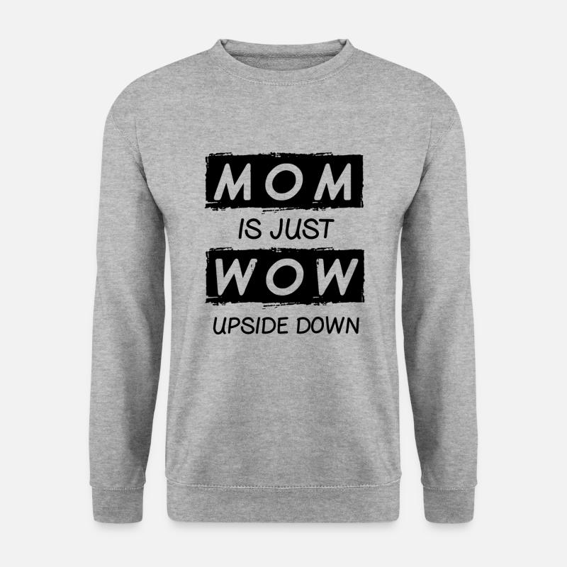 Mutter Mama Mum - Unisex Pullover - Weißgrau meliert