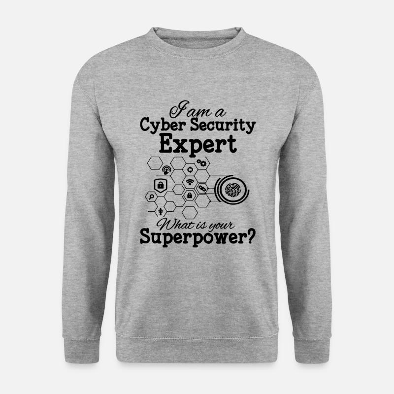 Cyber Security Expert - Unisex Sweatshirt - salt & pepper