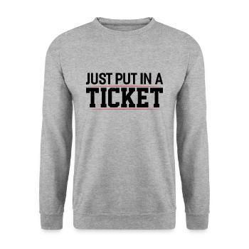 IT Computer IT Support IT Helpdesk - Unisex Pullover - Weißgrau meliert - Vorne - Alina (178cm) & Michal (187cm)