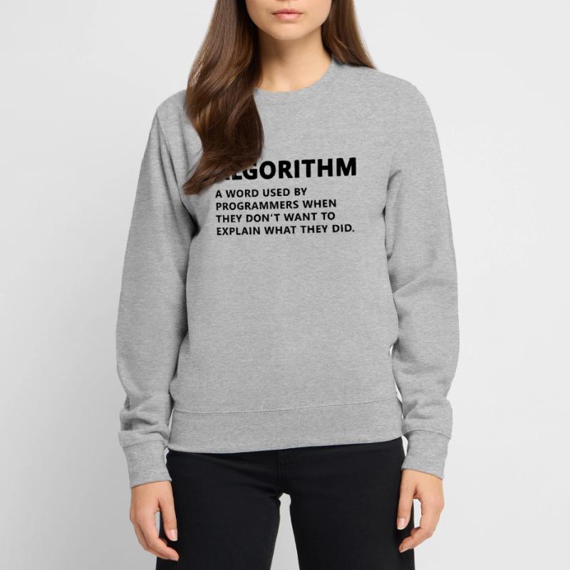 Programmer Algorithm Definition Unisex Sweatshirt