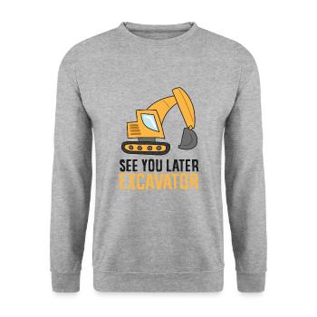 A plus tard Bagger Kids Toddler Boys - Sweat-shirt Unisexe - gris chiné - Devant - Alina (178cm) & Michal (187cm)