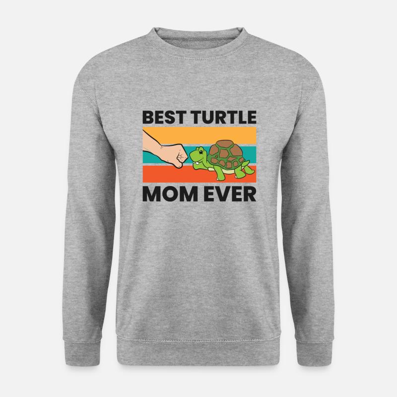 Best Turtle Mom Ever - Unisex Sweatshirt - salt & pepper