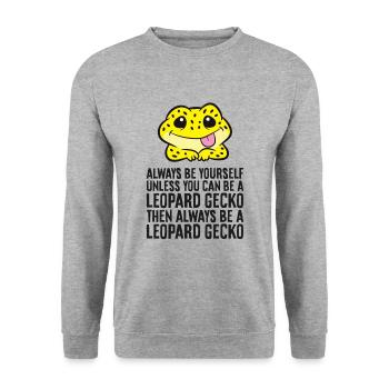 Soyez toujours vous-même, sauf si vous le pouvez - Sweat-shirt Unisexe - gris chiné - Devant - Alina (178cm) & Michal (187cm)