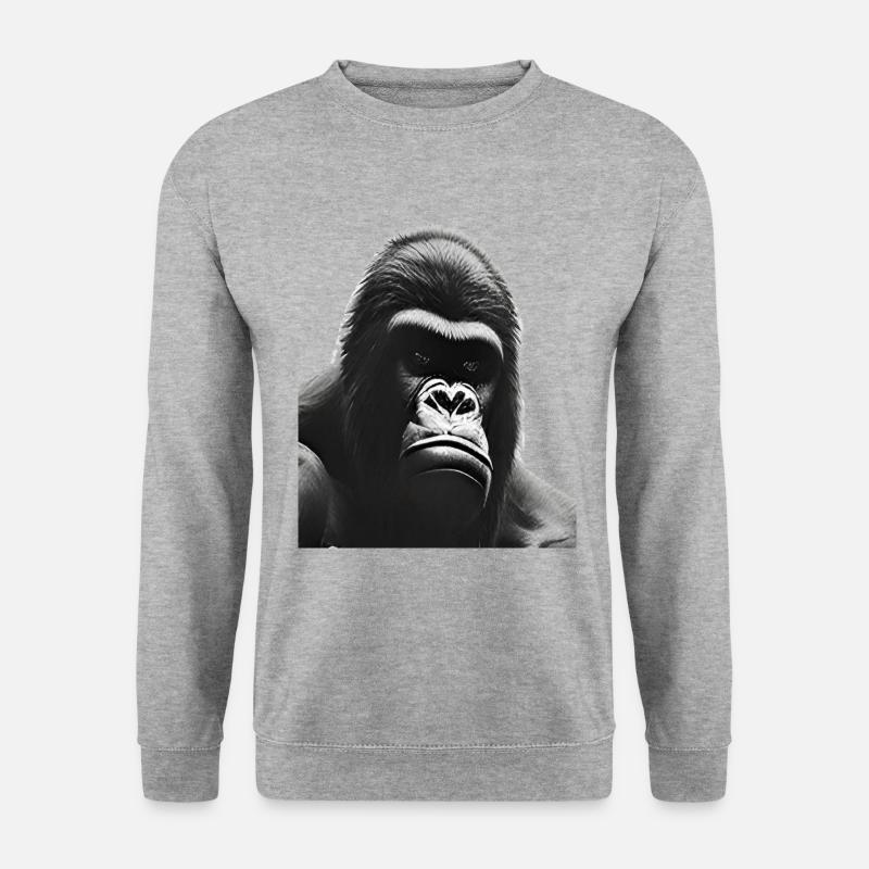 Silverback Gorilla - Unisex Sweatshirt - salt & pepper