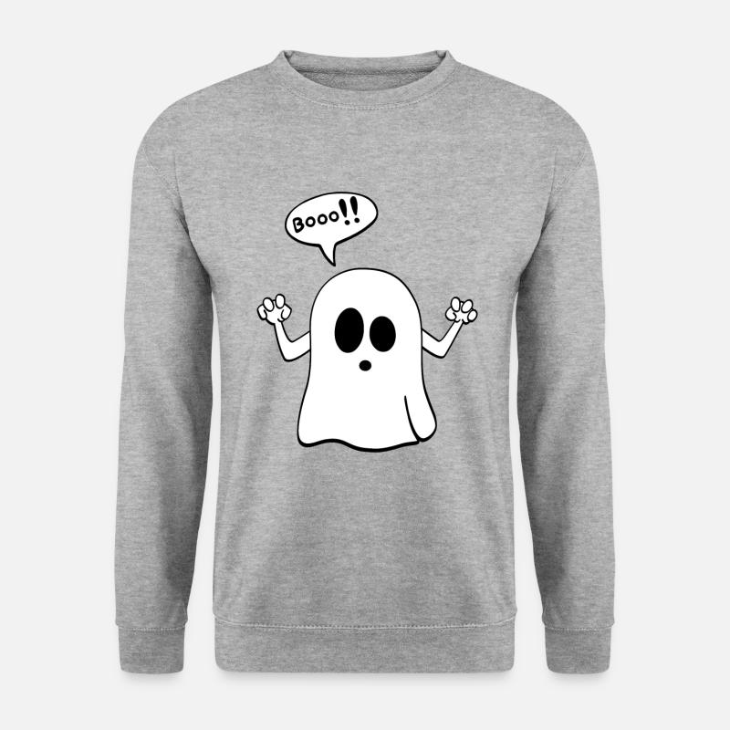 Ghost halloween booo - Unisex Sweatshirt - salt & pepper