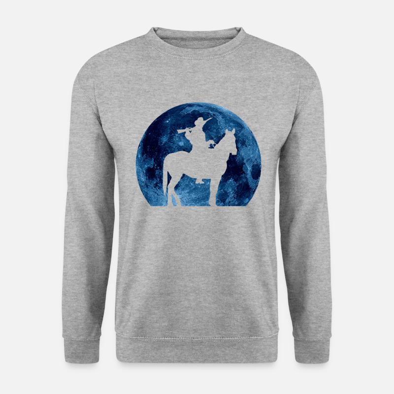 Red Dead Redemption Cowboy - Unisex Pullover - Weißgrau meliert