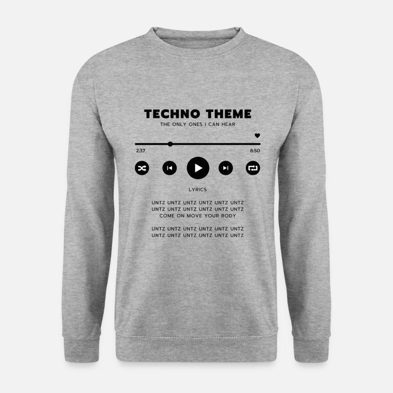 TECHNO PLAYER - Sweat-shirt Unisexe - gris chiné