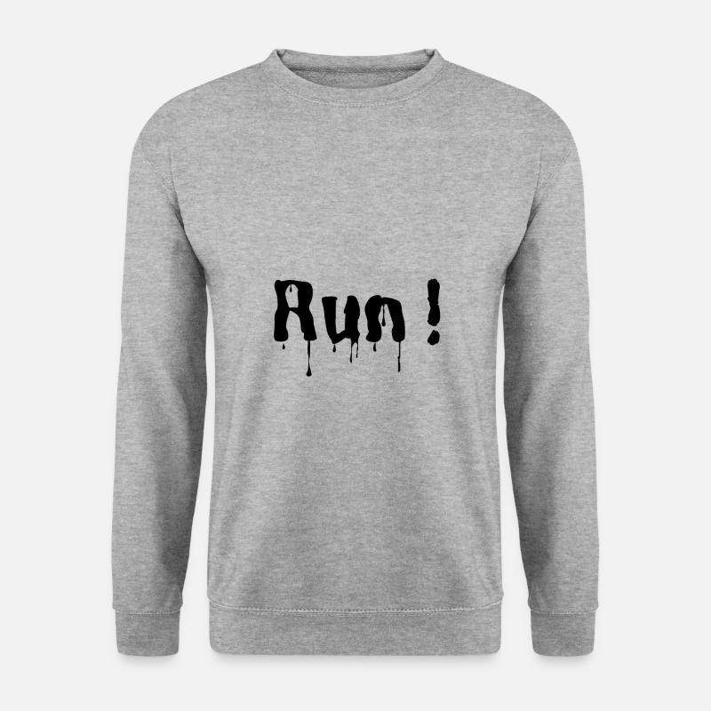 Run! (black) - Unisex Sweatshirt - salt & pepper