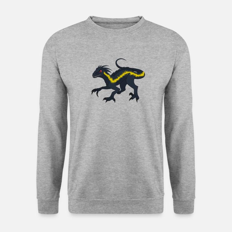 Indoraptor - Unisex Pullover - Weißgrau meliert