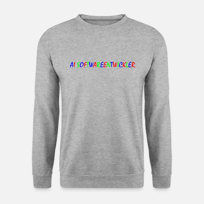 AI Software Developer - Unisex Sweatshirt - salt & pepper