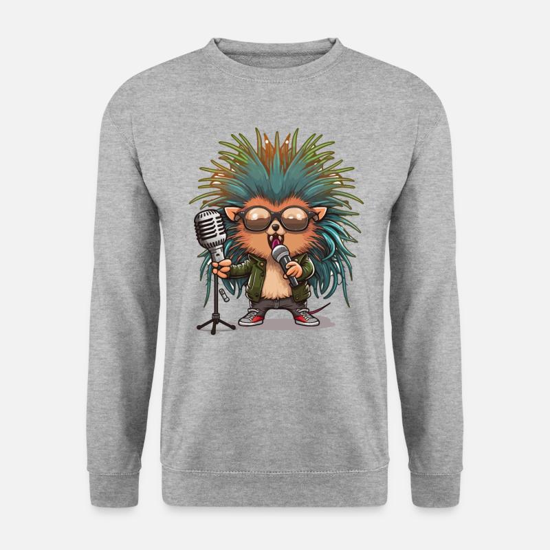 Prickly Pop - Unisex Sweatshirt - salt & pepper