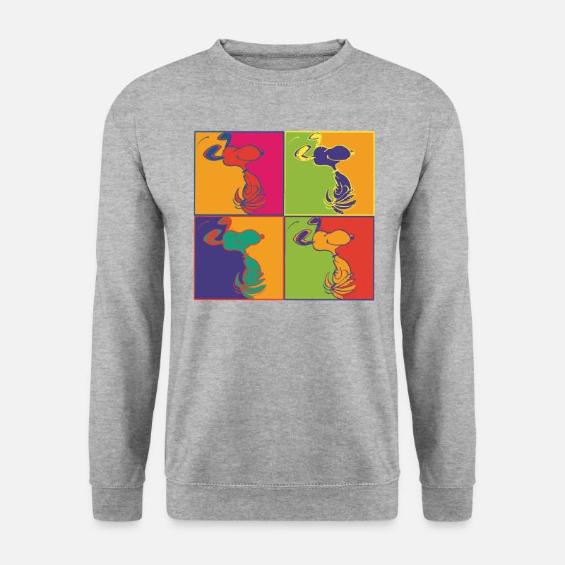 Peanuts Pop-Art Design Snoopy - Unisex Sweatshirt - salt & pepper