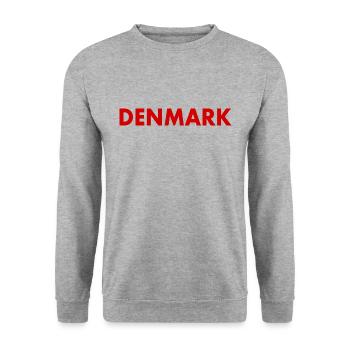 Denmark - Unisex Sweatshirt - salt & pepper - Front - Alina (178cm) & Michal (187cm)