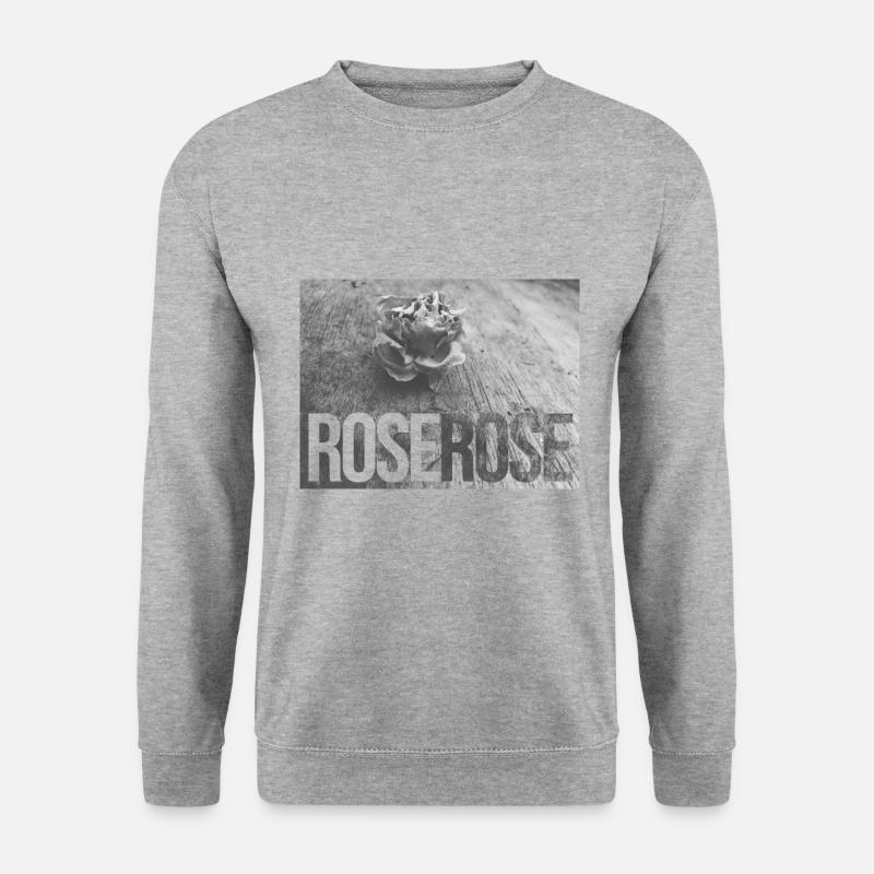 ROSE_CLEAR - Unisex Pullover - Weißgrau meliert