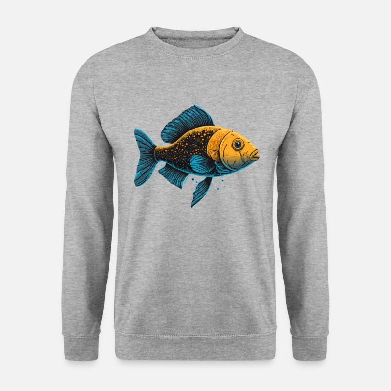 Fantasy Fish - Unisex Sweatshirt - salt & pepper