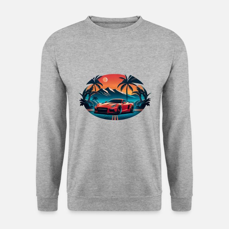 NEED 4 SPEED - Unisex Pullover - Weißgrau meliert