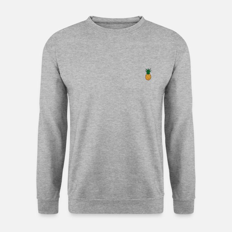 Anana Piña Ananas - Unisex Pullover - Weißgrau meliert