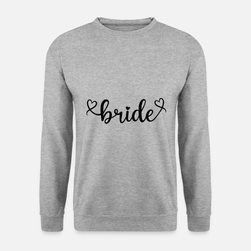Bride - Unisex Pullover - Weißgrau meliert
