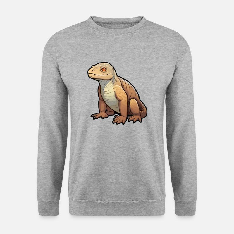 Komodowarane - Unisex Pullover - Weißgrau meliert