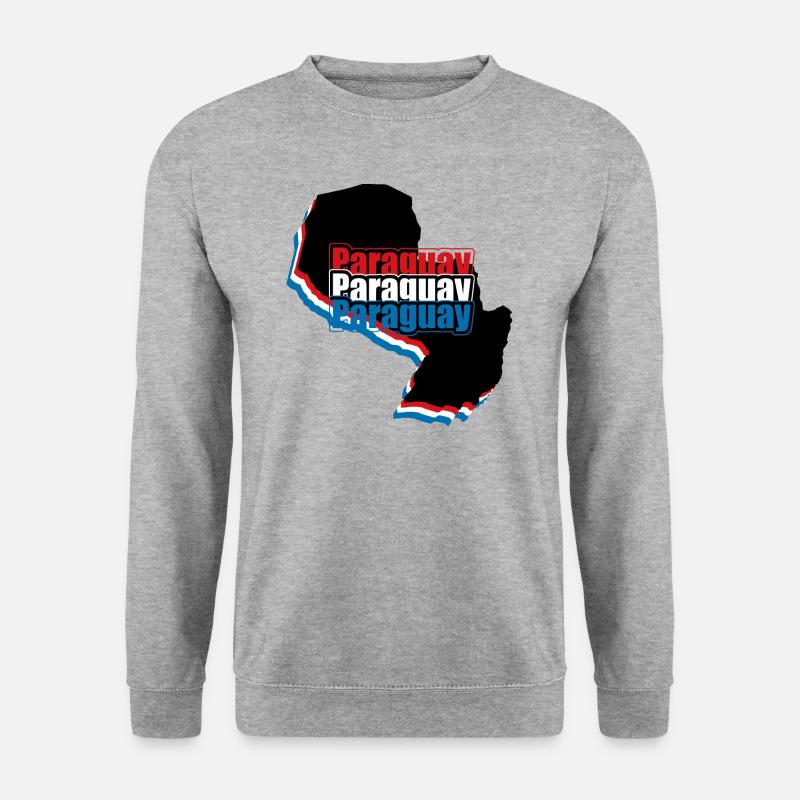 Paraguay - Unisex Pullover - Weißgrau meliert