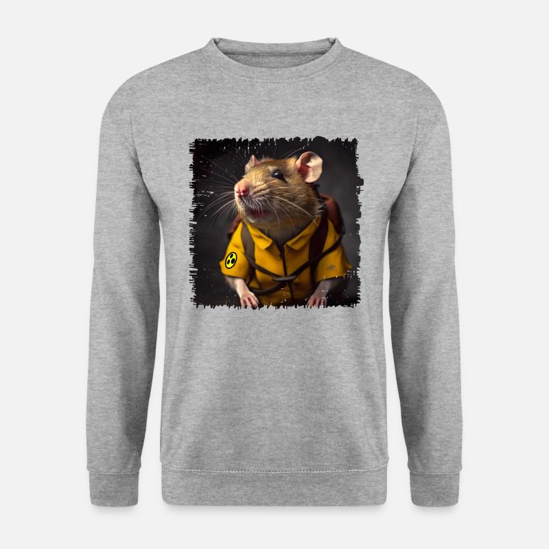 Rats can sniff out mines - Unisex Sweatshirt - salt & pepper