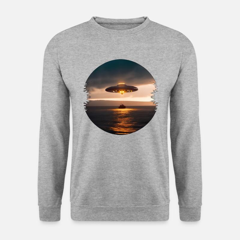 Are unidentified flying objects real? - Unisex Sweatshirt - salt & pepper