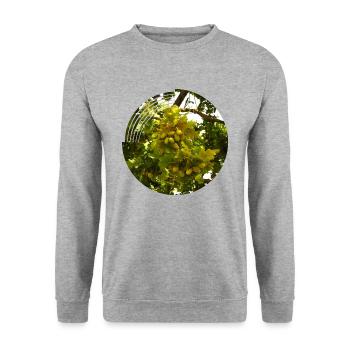 En automne, les glands tombent des arbres - Sweat-shirt Unisexe - gris chiné - Devant - Alina (178cm) & Michal (187cm)