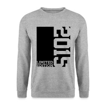11E ANNIVERSAIRE ÉDITION LIMITÉE 2015 - Sweat-shirt Unisexe - gris chiné - Devant - Alina (178cm) & Michal (187cm)