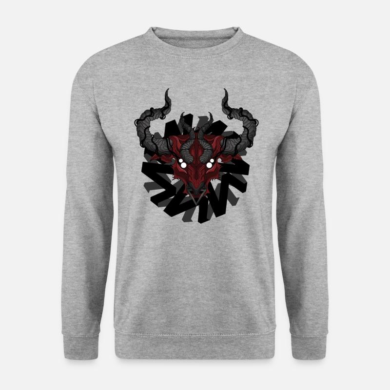 Taurus with horns - Unisex Sweatshirt - salt & pepper