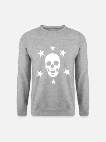 SKULL SUPERSTAR - Unisex Sweatshirt - salt & pepper