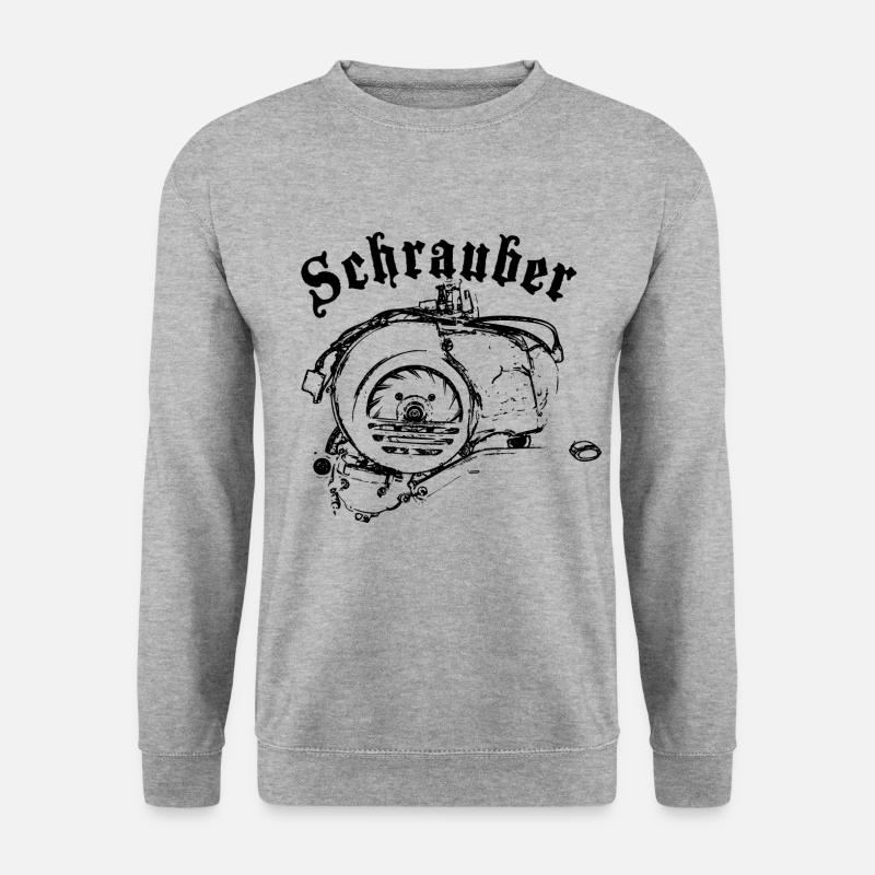 PX Schrauber - Unisex Pullover - Weißgrau meliert