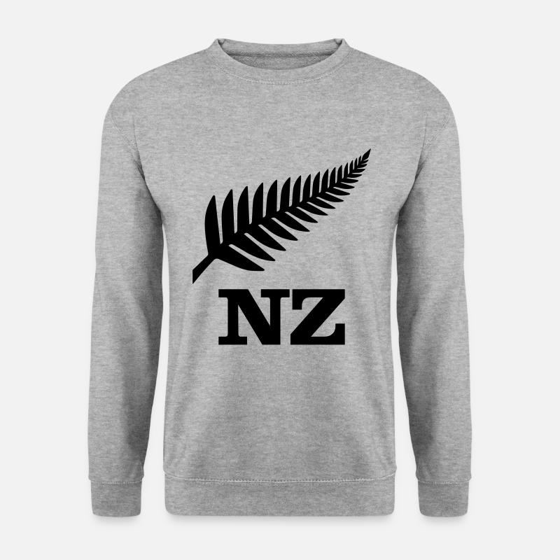 Neuseeland - Unisex Pullover - Weißgrau meliert