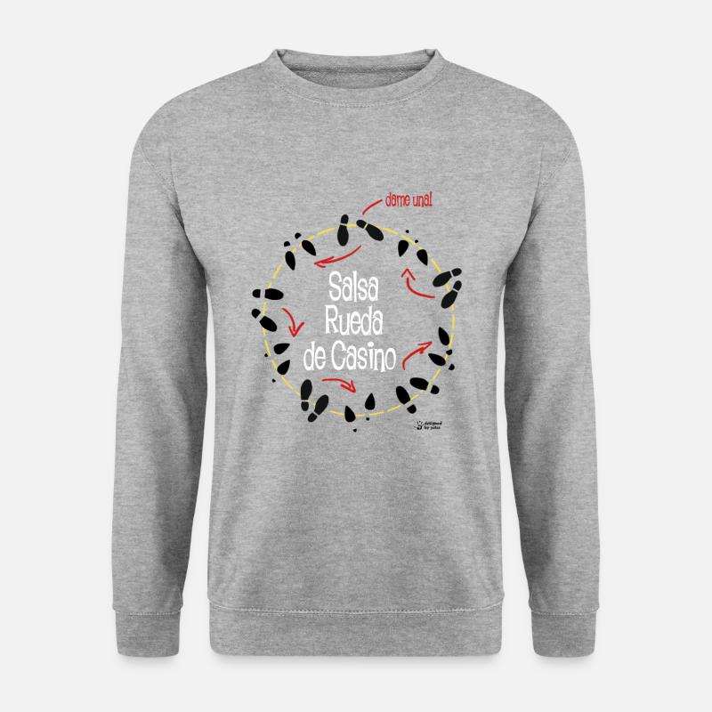 Salsa Rueda de Casino - Unisex Pullover - Weißgrau meliert
