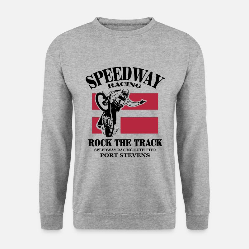 Speedway - Denmark - Unisex sweater - hvidgrå meleret