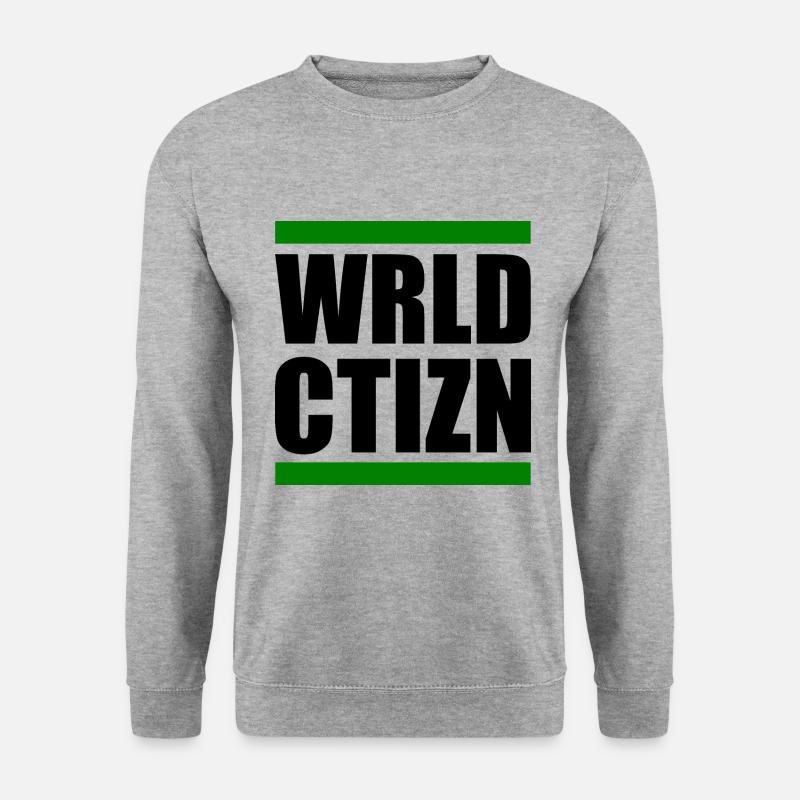 world citizen - Unisex Sweatshirt - salt & pepper