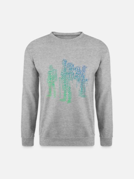 Climber Boulder Climbing Climber Women - Unisex Sweatshirt - salt & pepper