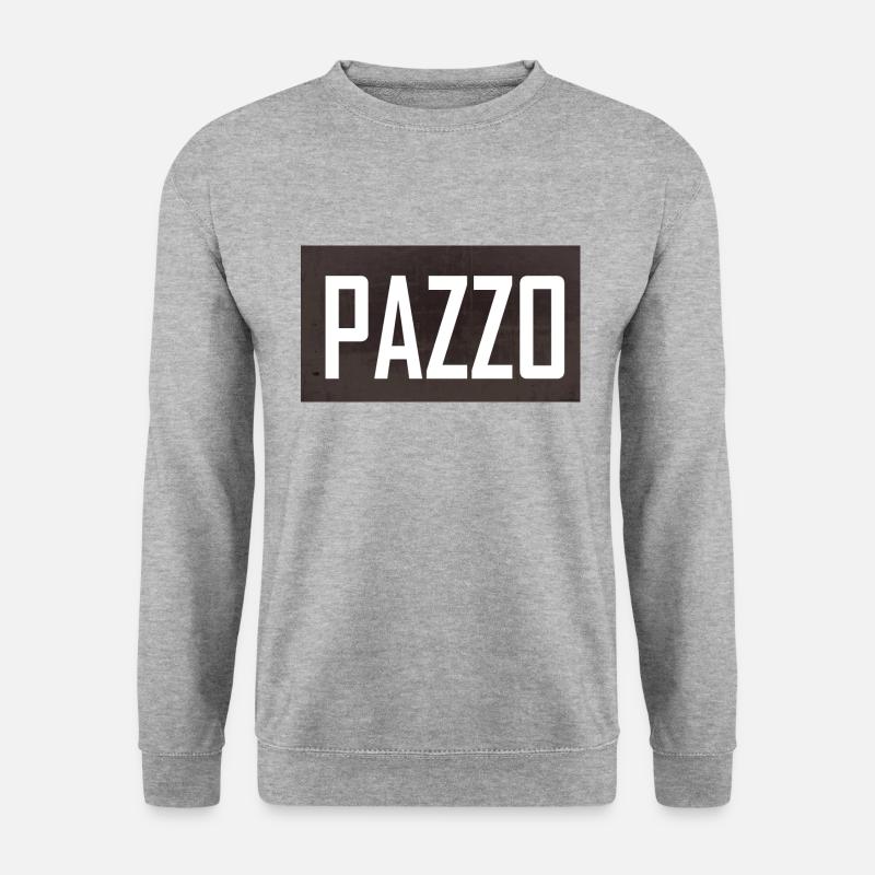 Italiener, Italienisch, Spruch - Unisex Pullover - Weißgrau meliert