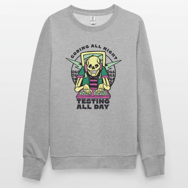 "Coding All Night Programmer | Programmierer" Unisex Pullover