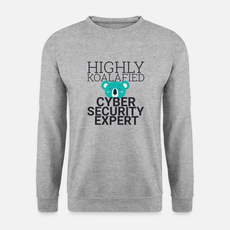 "Cybersecurity Expert Koalafied | Cybersecurity" - Unisex Sweatshirt - salt & pepper