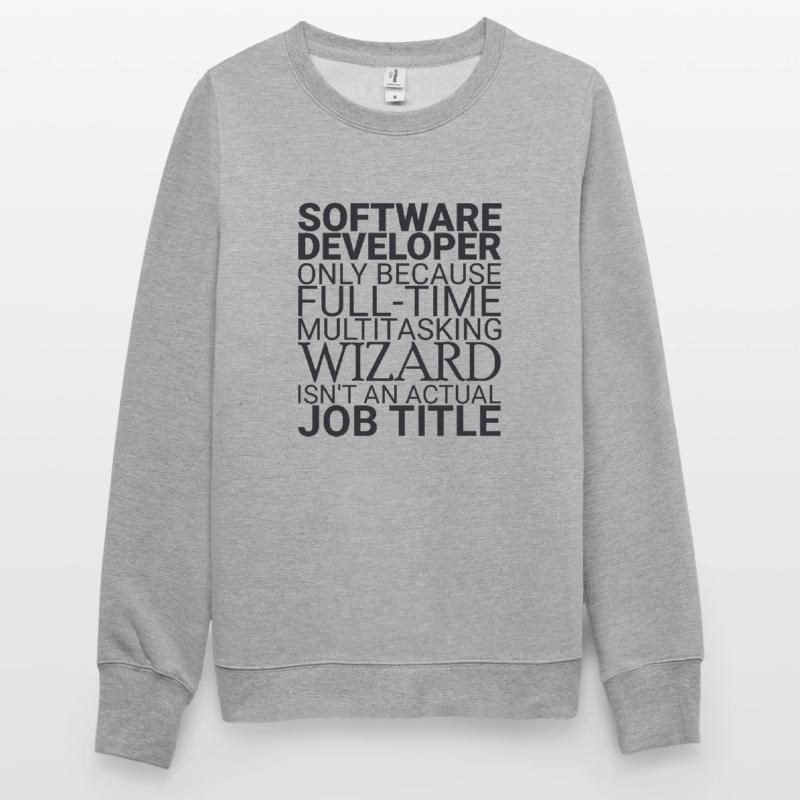 "Software Developer Wizard | Programmierer" Unisex Pullover